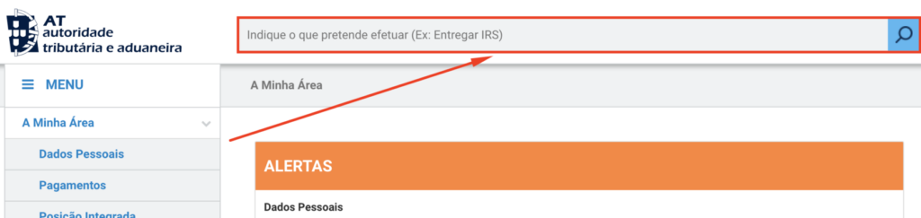 How to change your password on Portal das Finanças