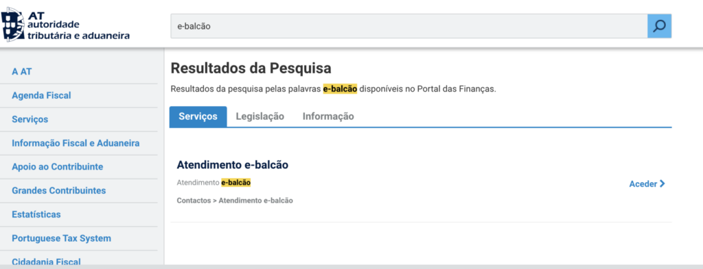 How to update your address on the Finanças website?